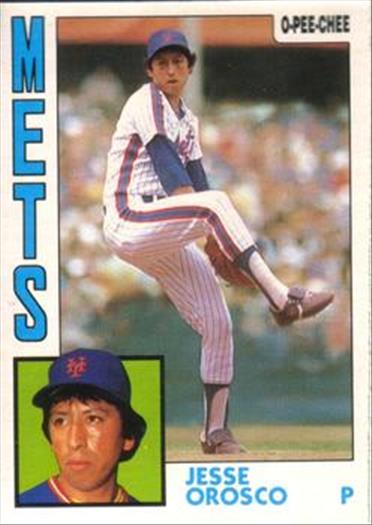 1984 O-Pee-Chee Baseball Cards 054      Jesse Orosco